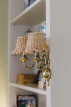 Scalloped Edge Mini Clip Lamp Shade