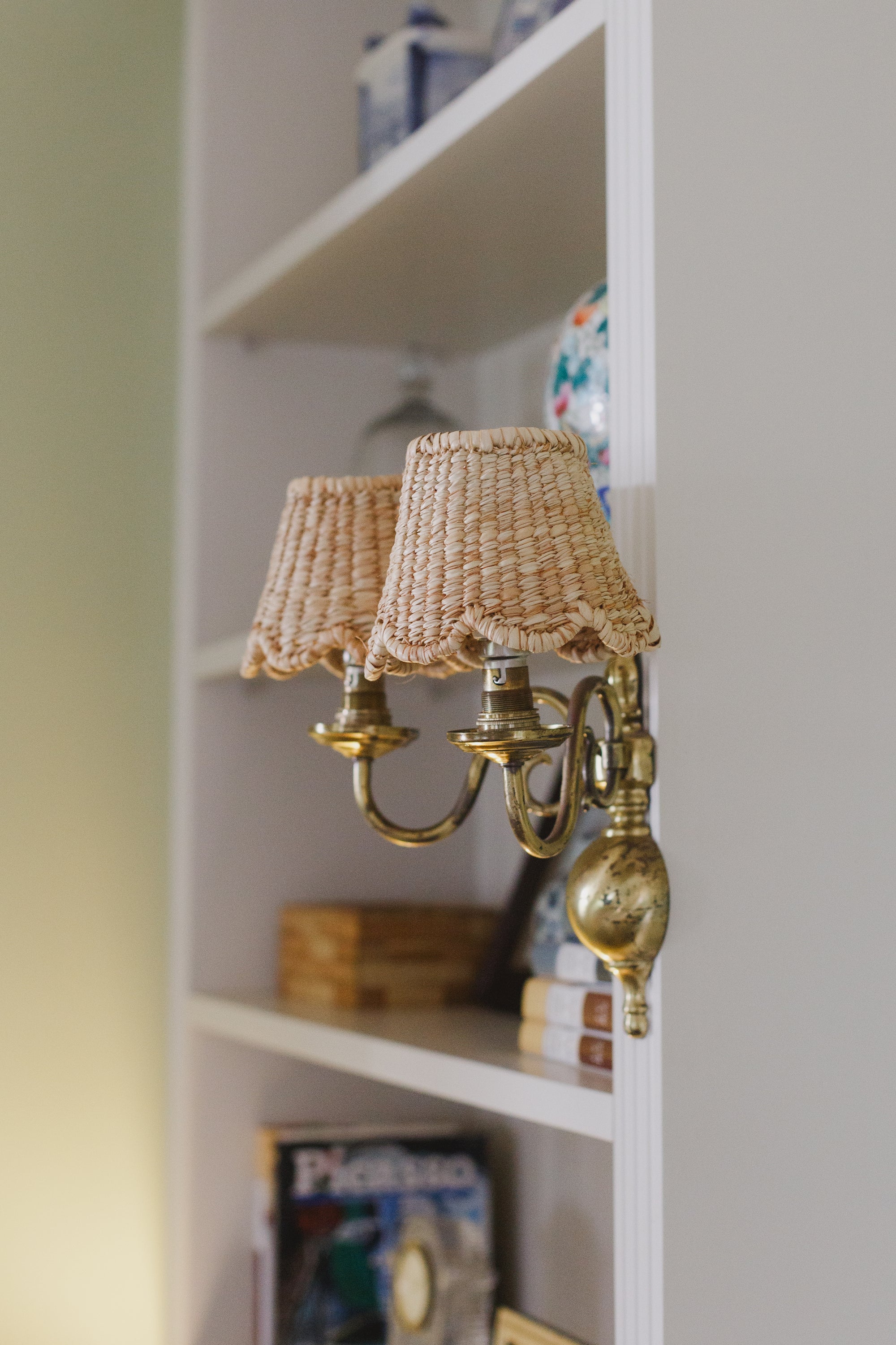Scalloped Edge Mini Clip Lamp Shade