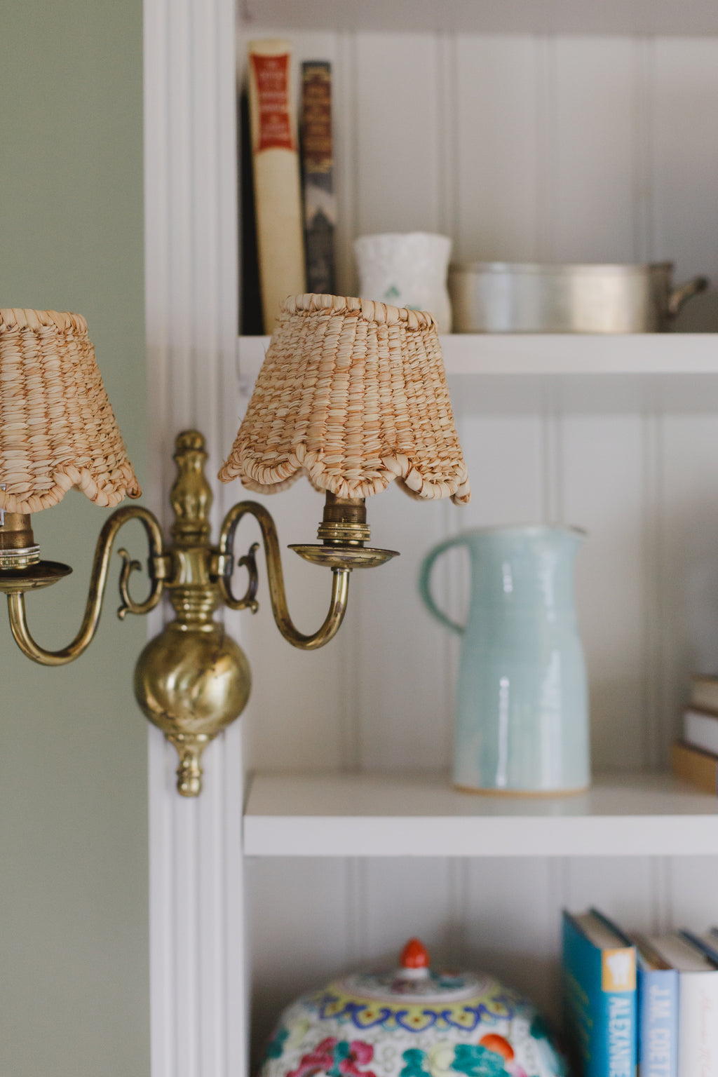 Scalloped Edge Mini Clip Lamp Shade