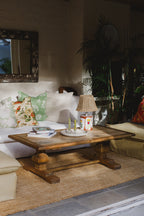 Plain Mid-Size Woven Lamp Shade