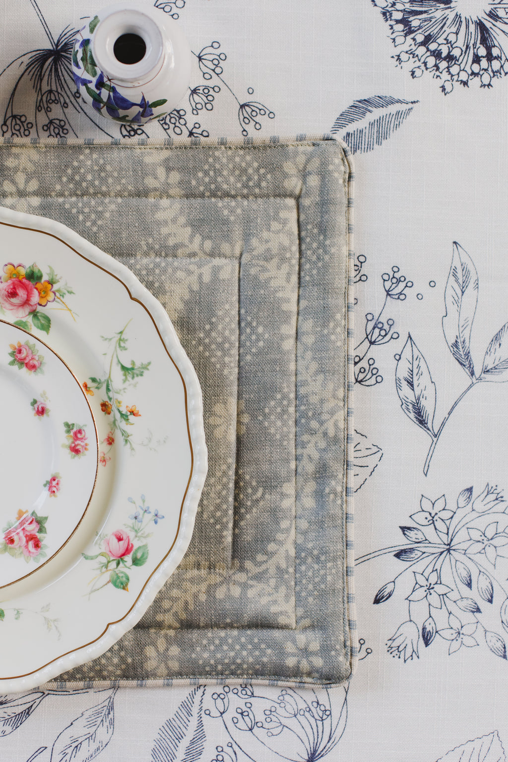 Frilled Quilted Table Mat