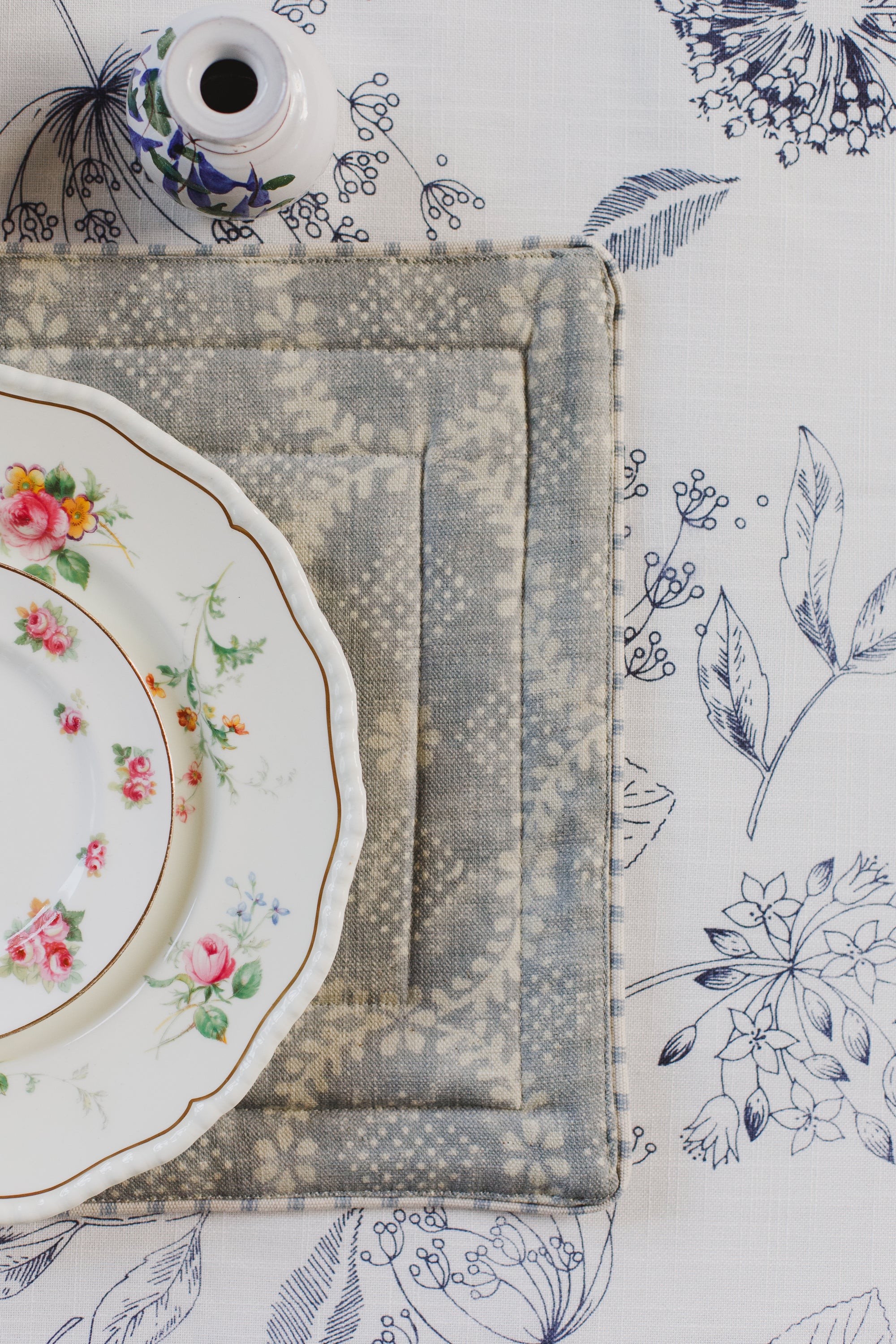 Frilled Quilted Table Mat