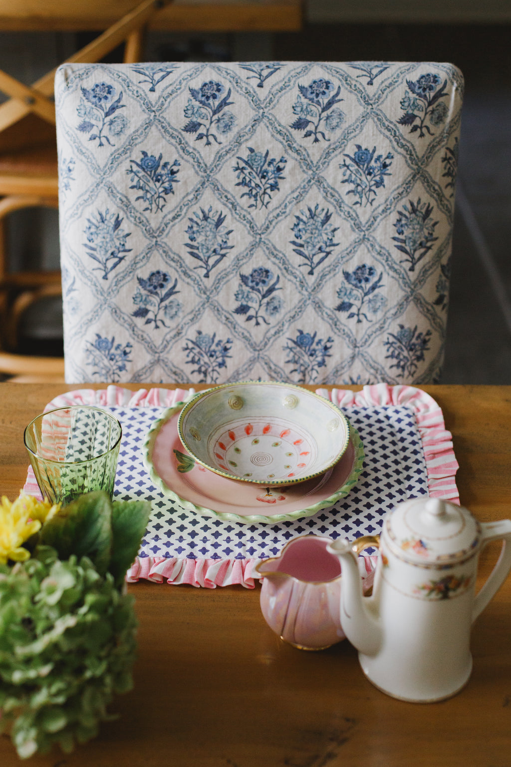 Frilled Quilted Table Mat